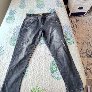 Democracy Distressed Blue Wash Jeans 14